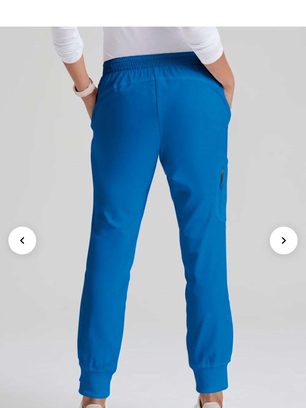Grey’s Anatomy - Kira 5-Pocket Mid-Rise Jogger Scrub Pant - Royal Blue